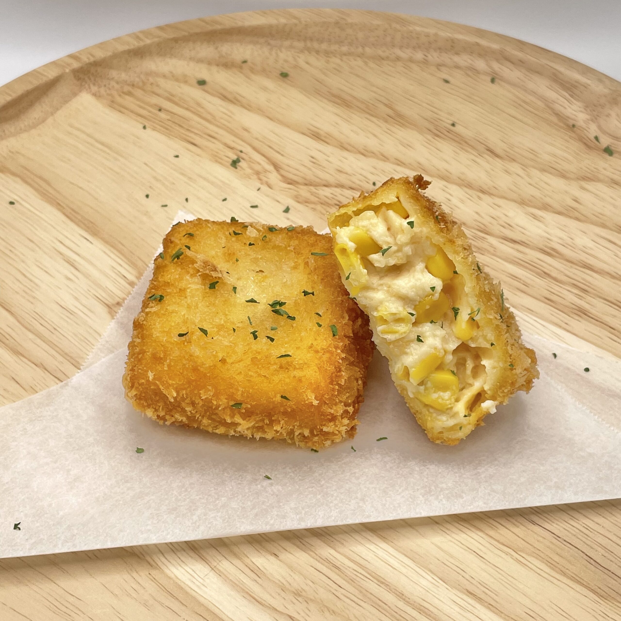 小海老とトウモロコシのコロッケ